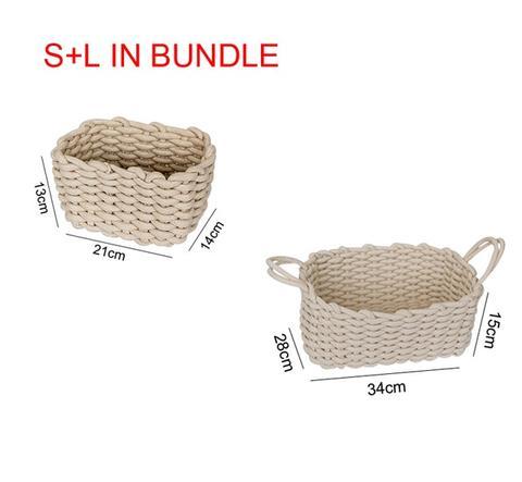 Nordic Hand-Woven Storage Basket