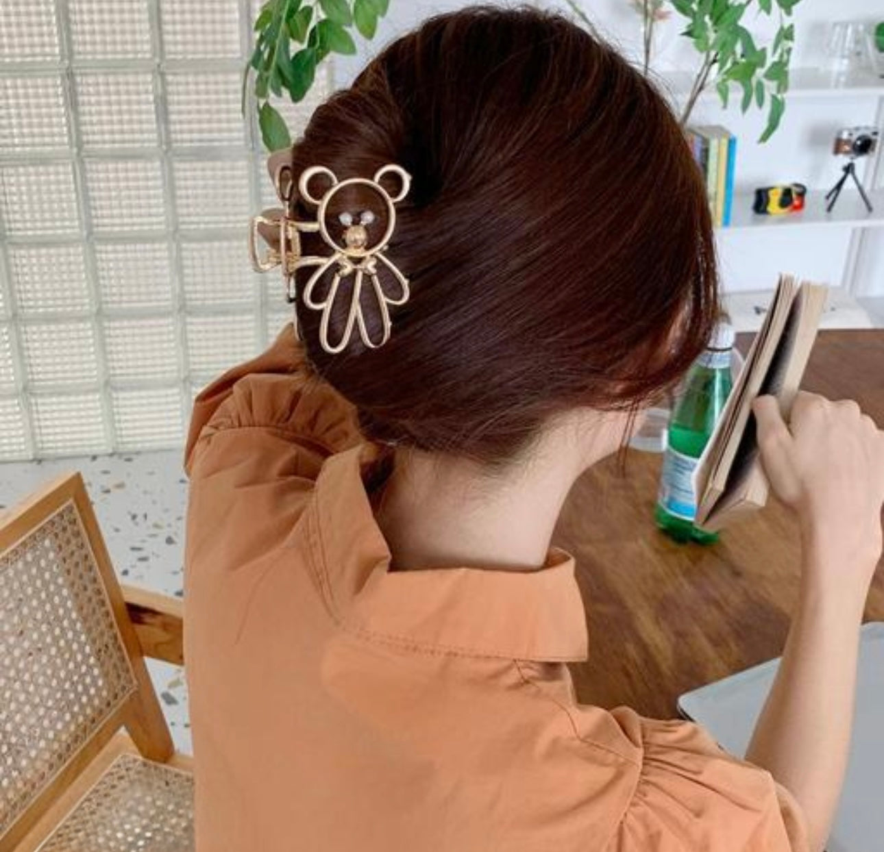 Cute Teddy Metal Hairclip / Clutcher / Claw