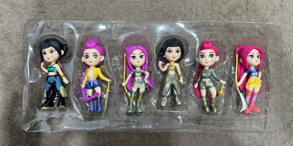 K-Pop Demon Hunters Mini Doll Figurines (Set of 6) | Limited Edition Collectibles