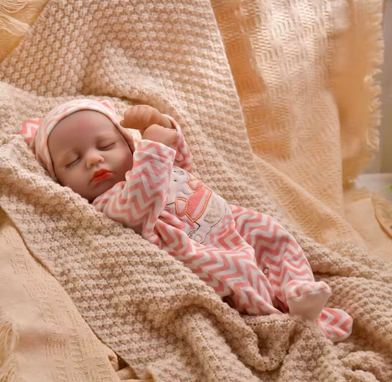 Realistic Newborn Baby Reborn Silicone Doll