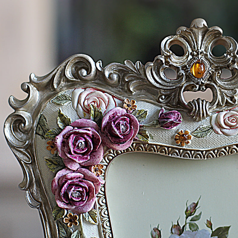 Vintage Flowers Photo Frame