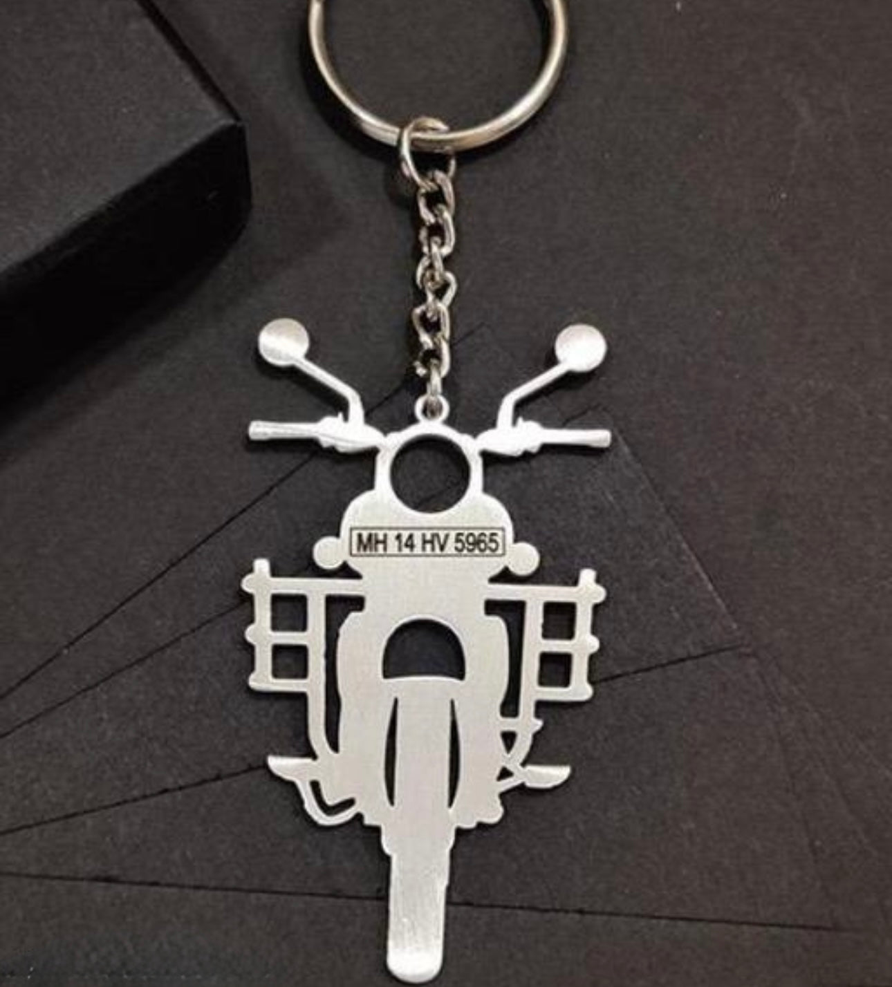 Personalised Royal Enfield Keychain