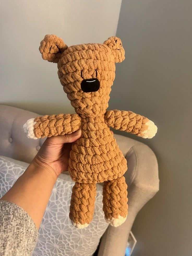 Mr. Bean Teddy Handmade Cute Crochet Teddy Bear