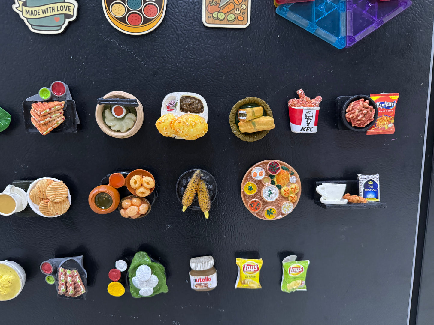 Miniature Food Fridge Magnets - Set of 3 (Any 3 random magnets will be sent)
