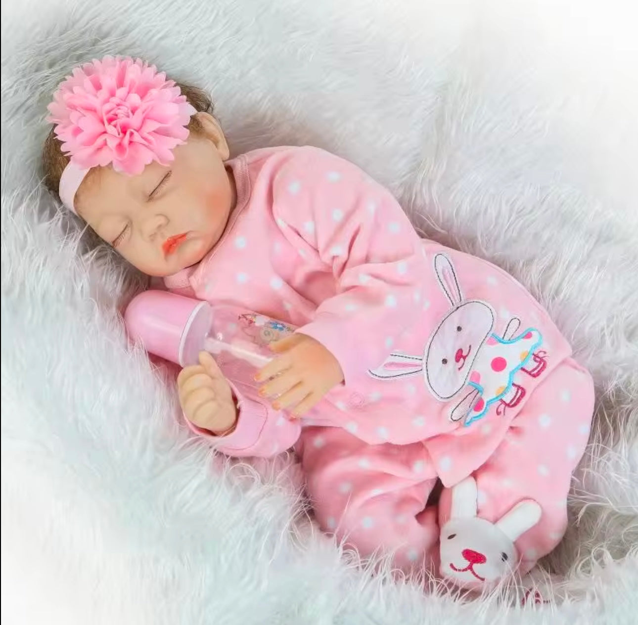 Realistic Newborn Baby Reborn Silicone Doll