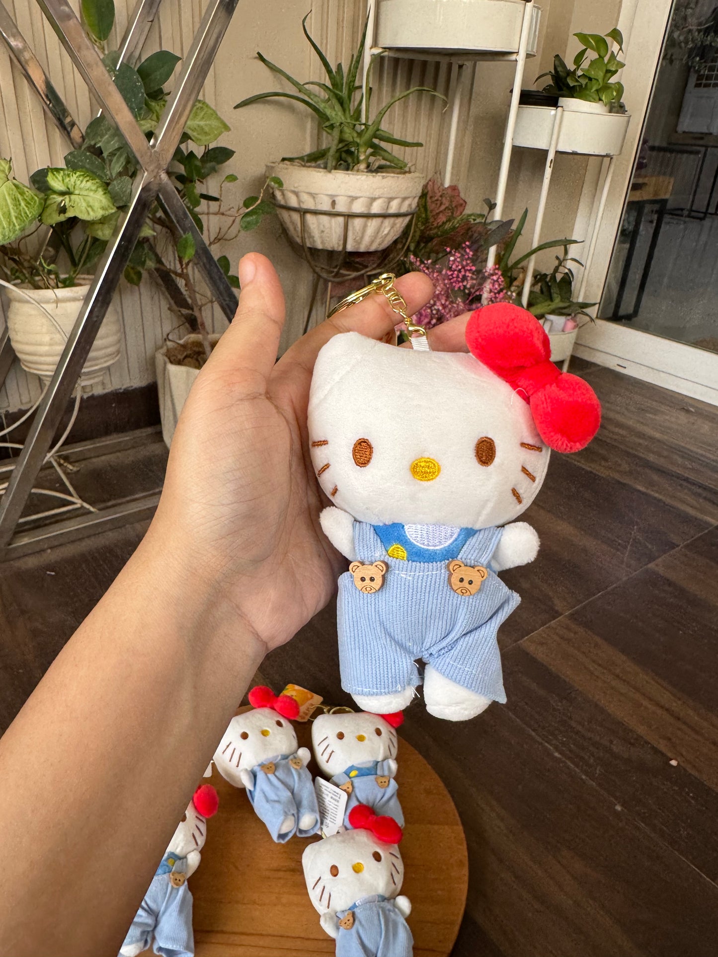 Cute “Hello Kitty” Plushy Keychain /Bag Charm