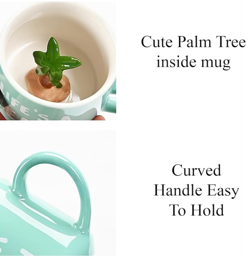 Pinterest Inspired Palm Tree Inside Mug