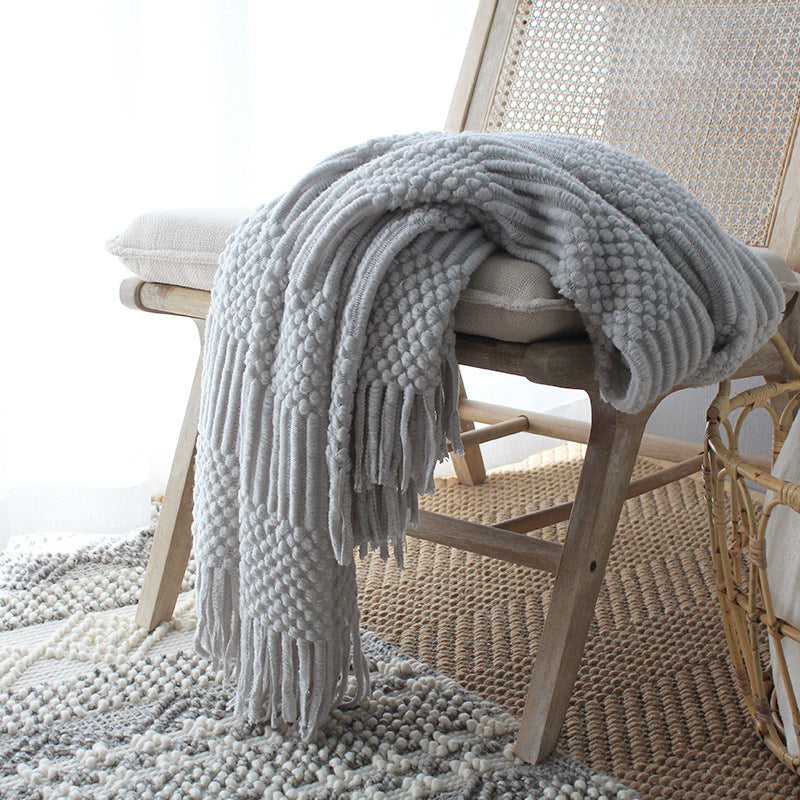 Nordic Knitted Throw