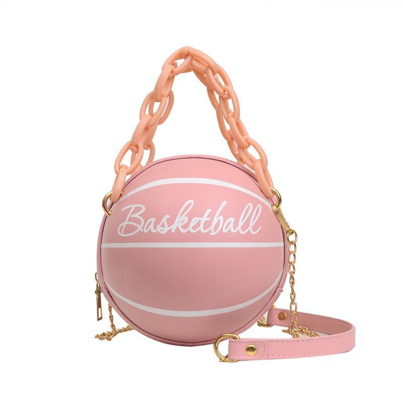 Quirky Round Basketball Shape Bag