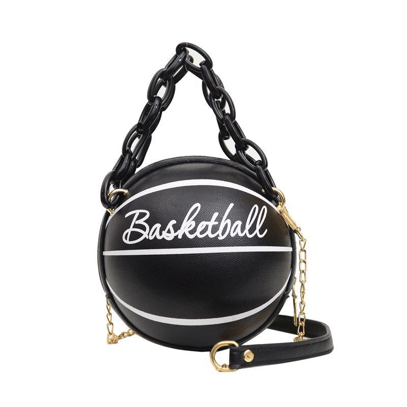 Quirky Round Basketball Shape Bag