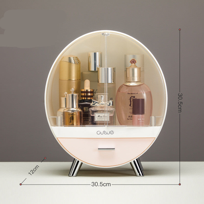 Round Cosmetics Product Rack