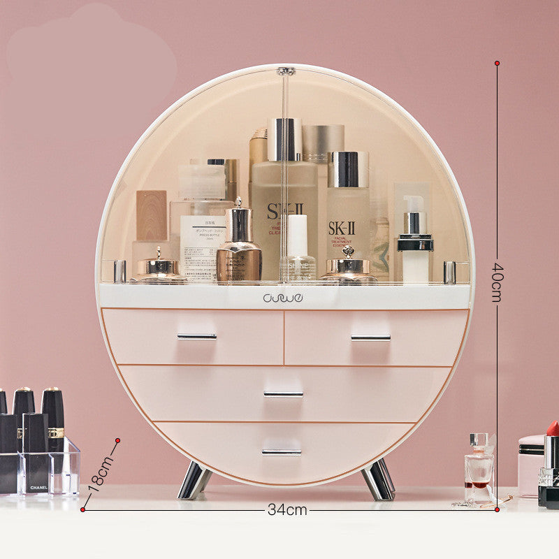 Round Cosmetics Product Rack