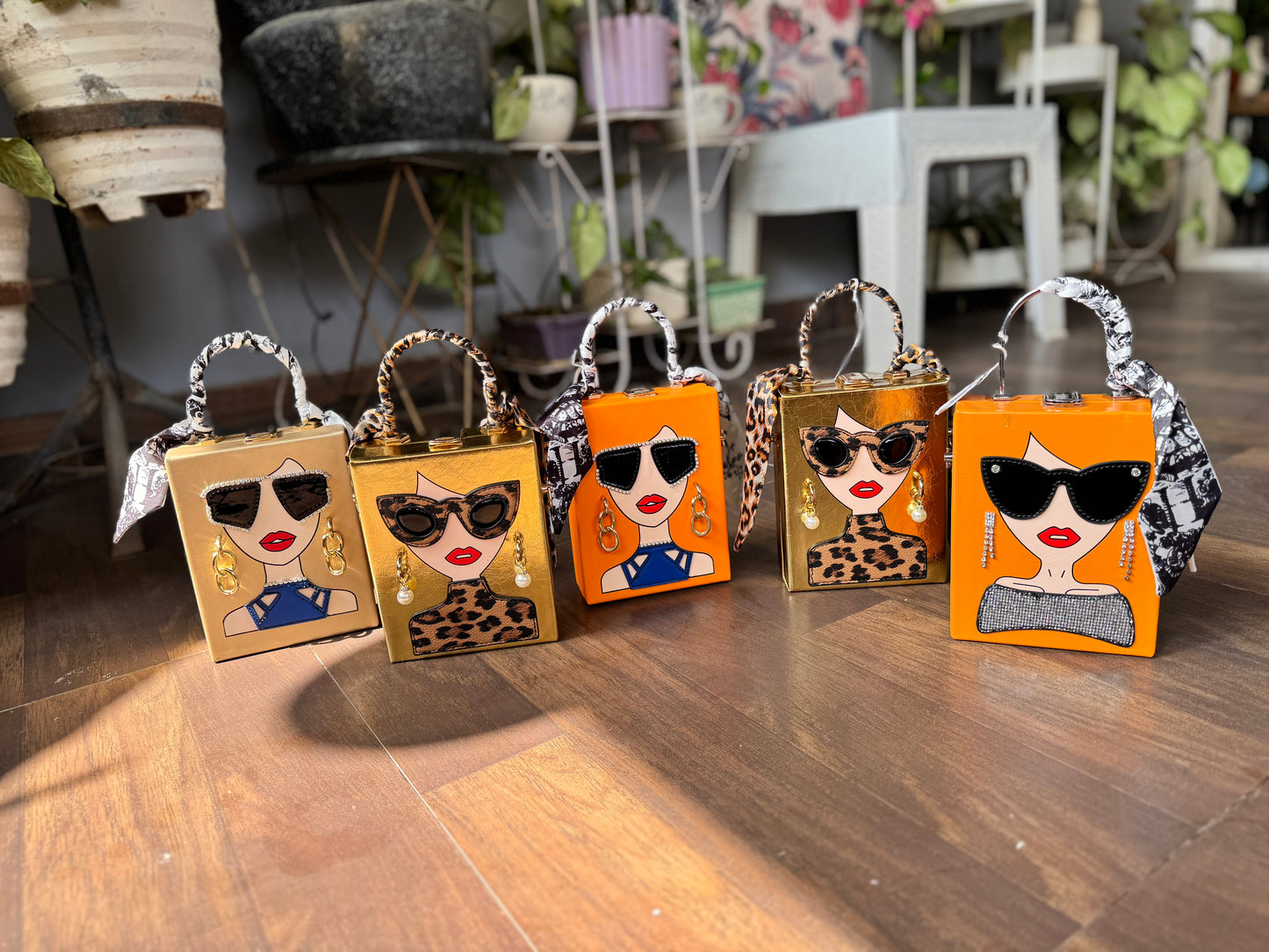 Exclusive Stylish Woman Face Statement Bag