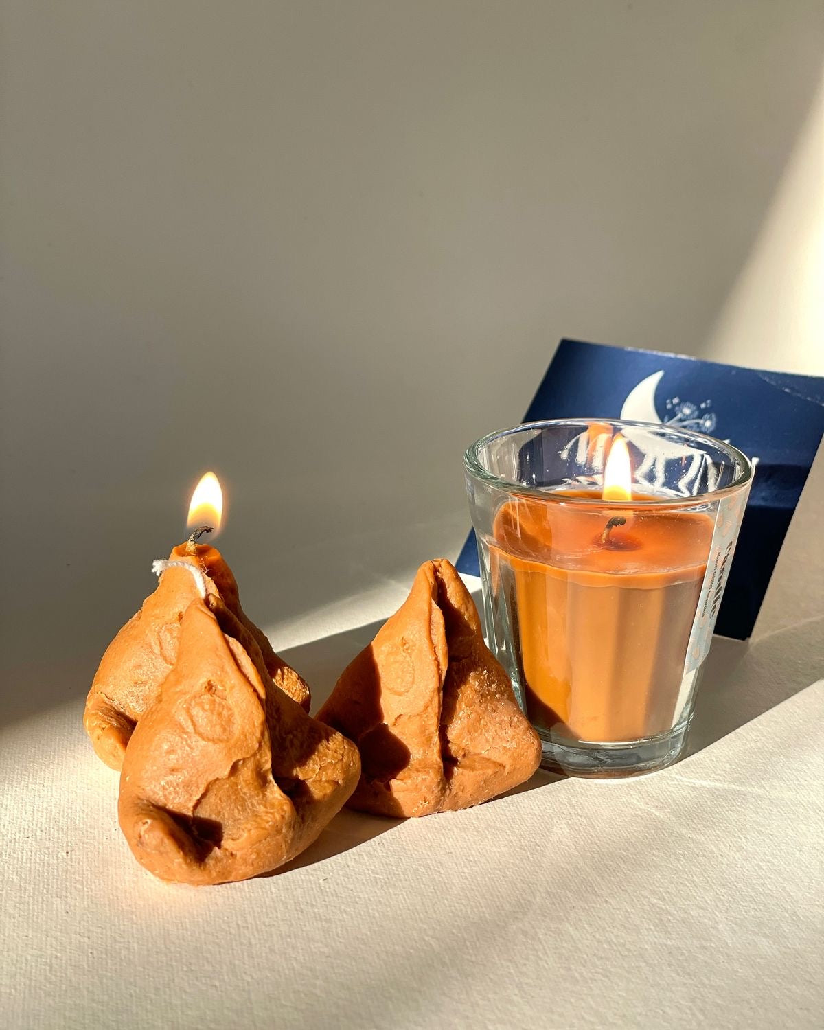 Quirky Samosa Shape Candle