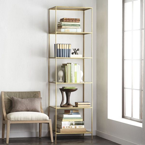 Luxe Gold Standing Display Shelf