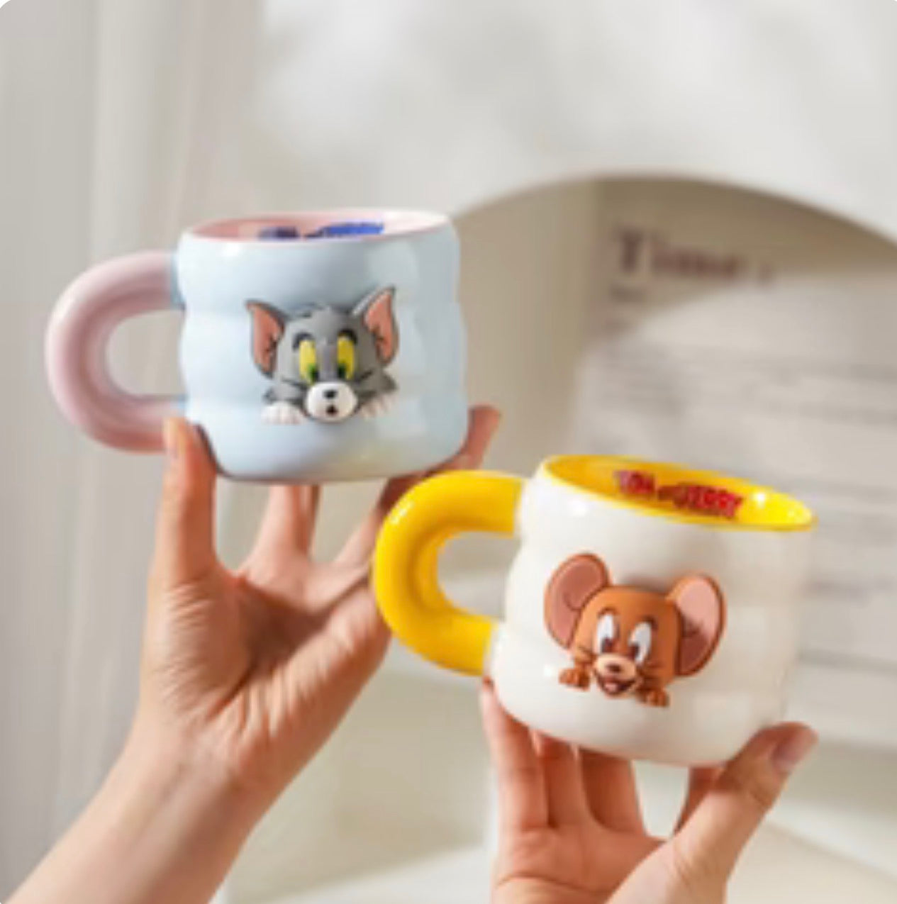Exclusive Tom & Jerry Chunky Ceramic Mug