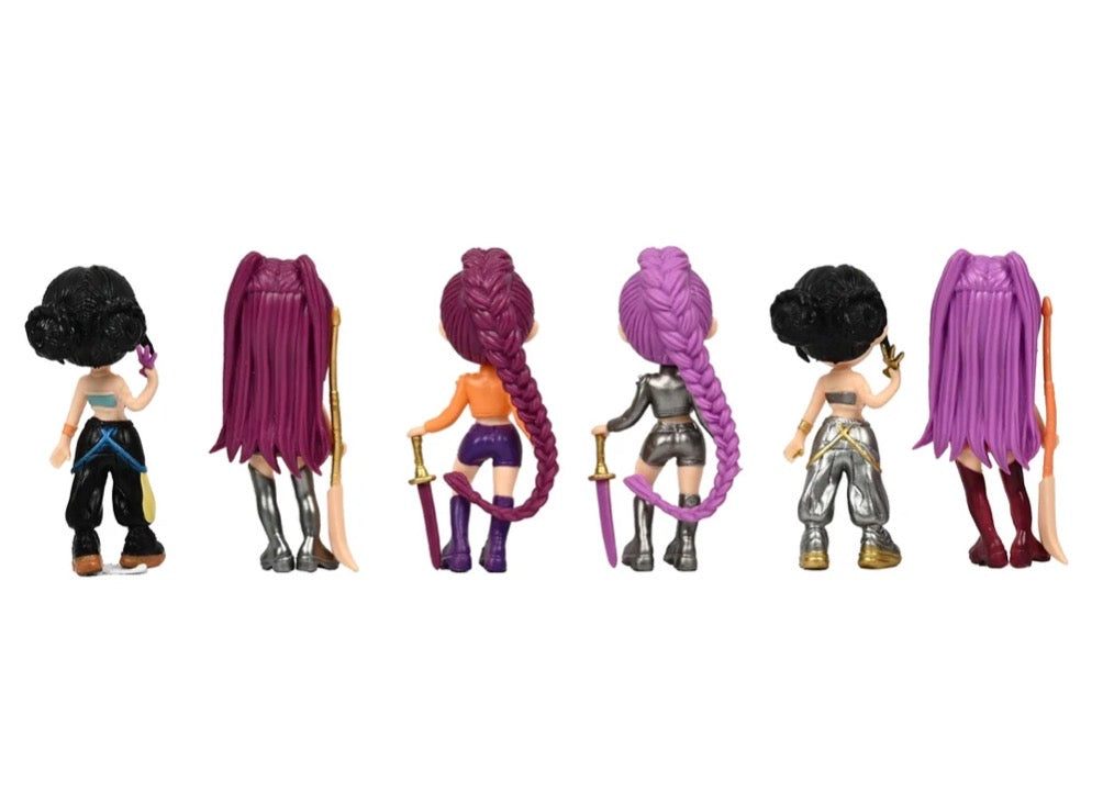 K-Pop Demon Hunters Mini Doll Figurines (Set of 6) | Limited Edition Collectibles
