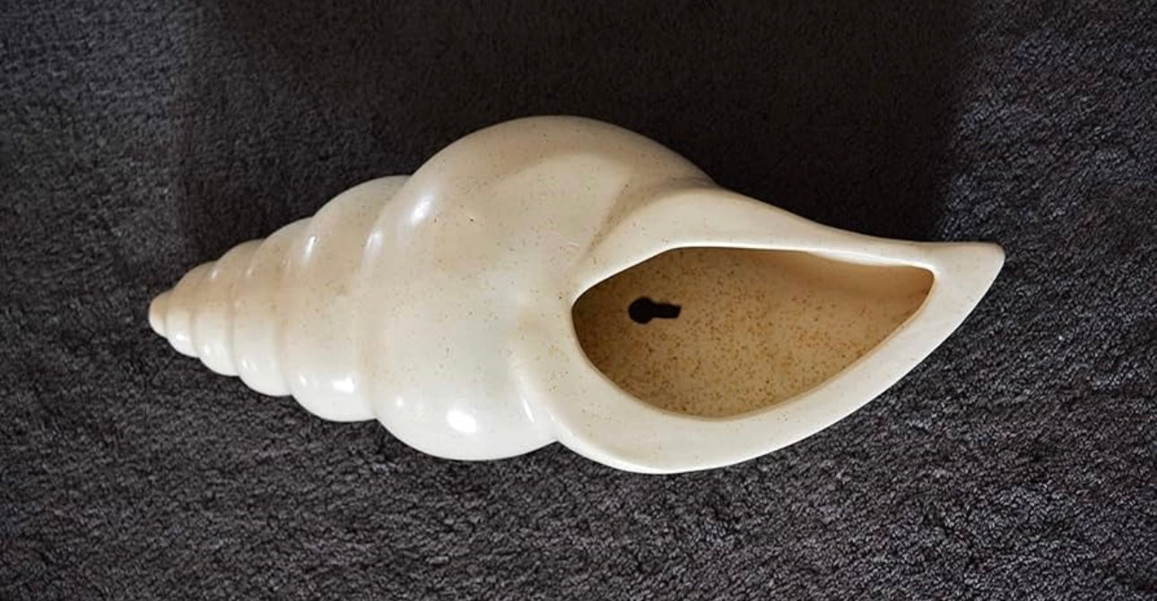 Ceramic Decorative Wall Hanging Shell Conch Planter