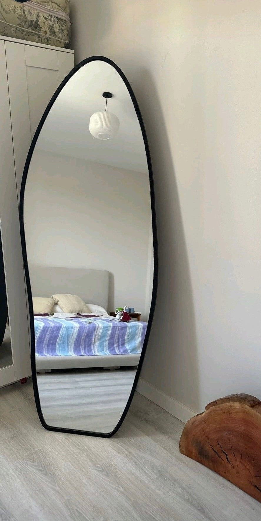 Irregular Blob Mirror with Sleek Frame - Only deliverable in Delhi/NCR