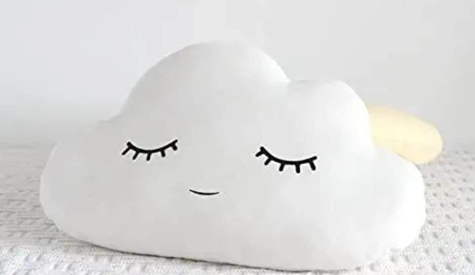 Cute Cloud Moon Star Plush Cushion Set for Nursery decor