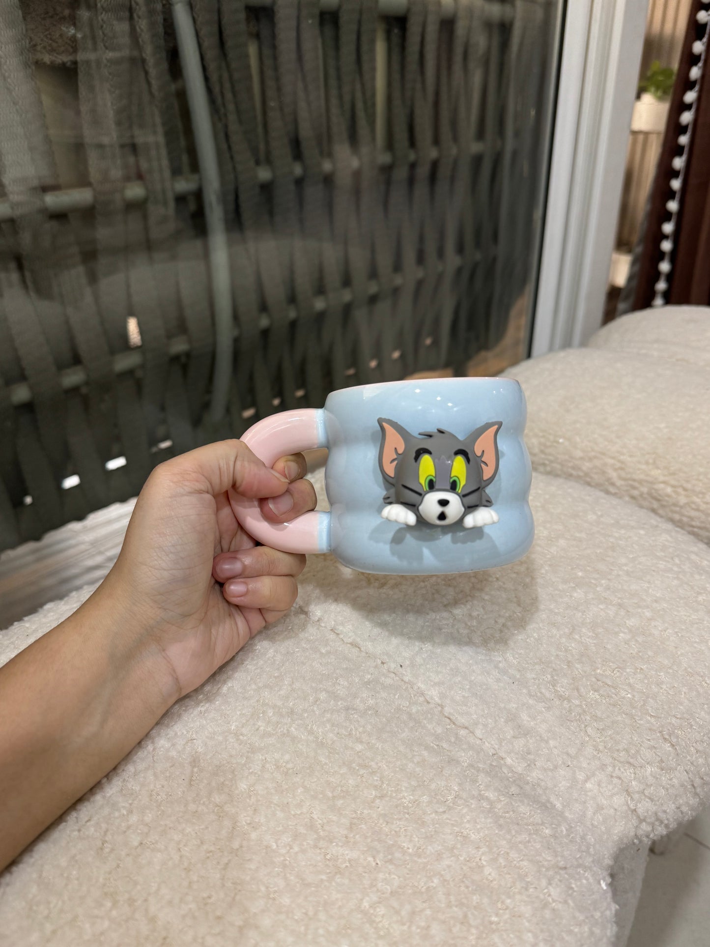 Exclusive Tom & Jerry Chunky Ceramic Mug
