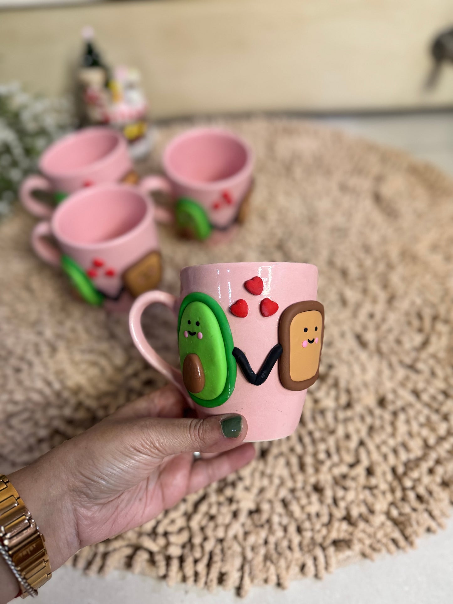 Cute Avocado & Toast Mug
