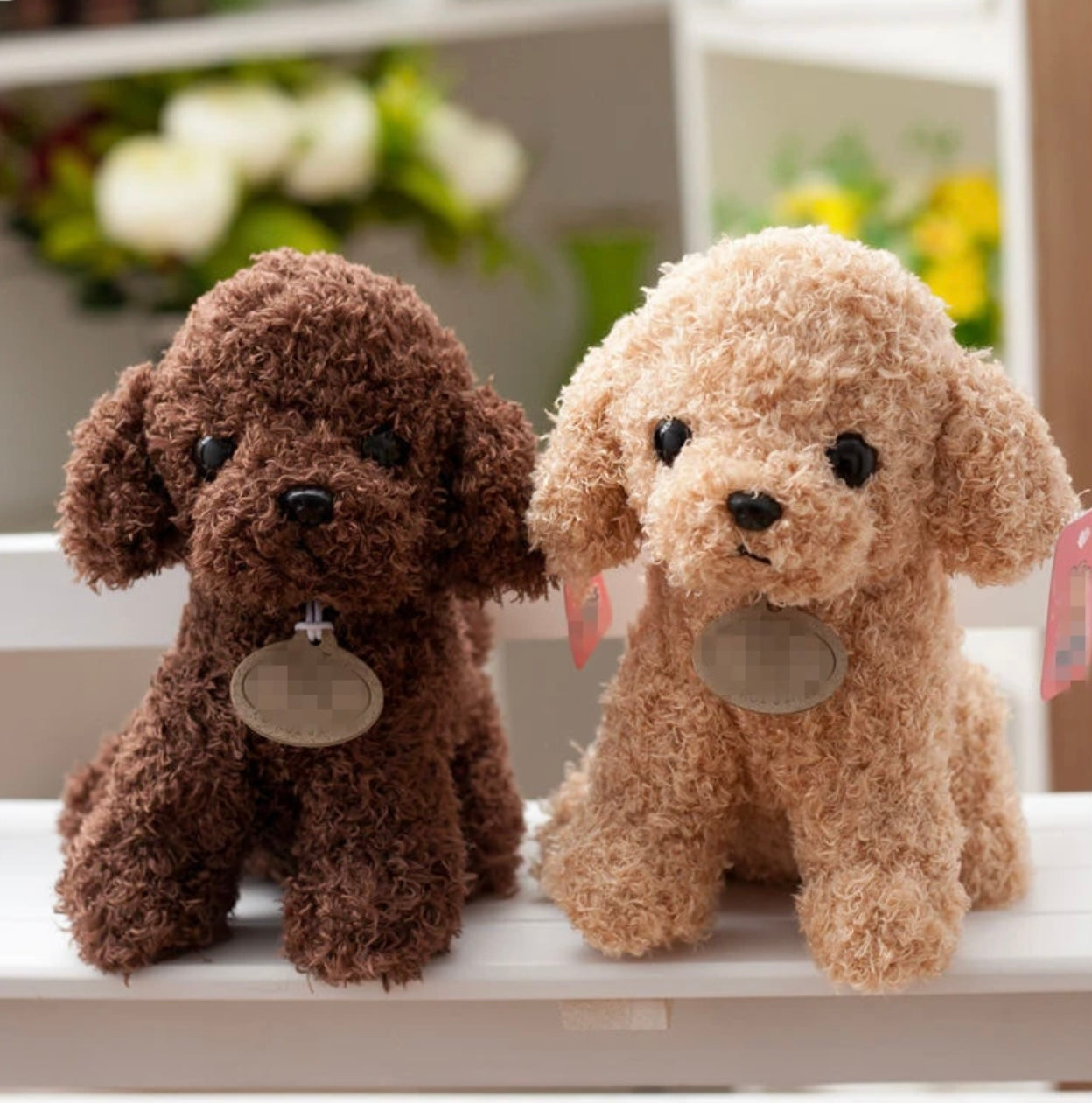 Real Looking Teddy Dog Plush Toy