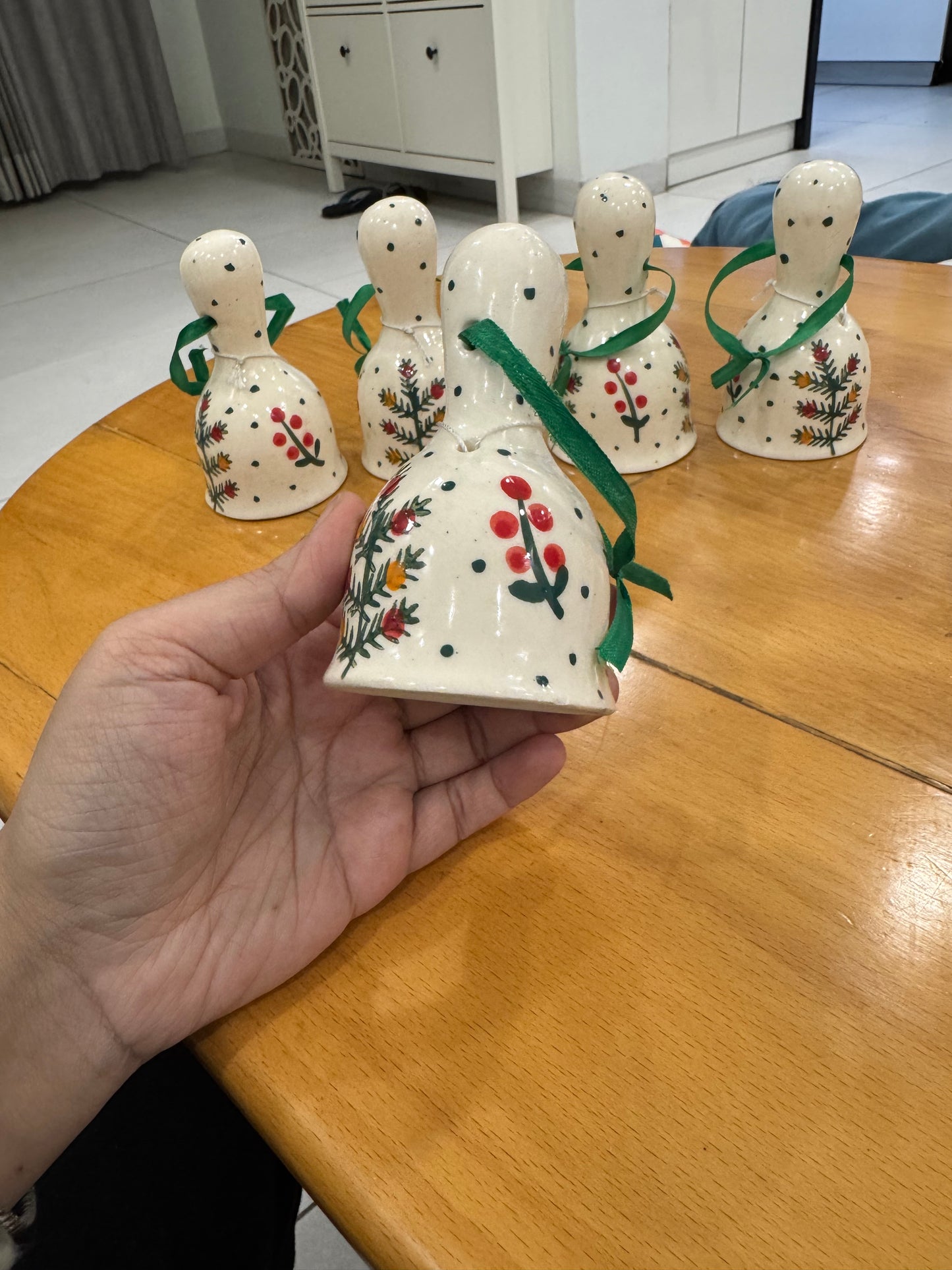Decorative Ceramic Christmas Bells