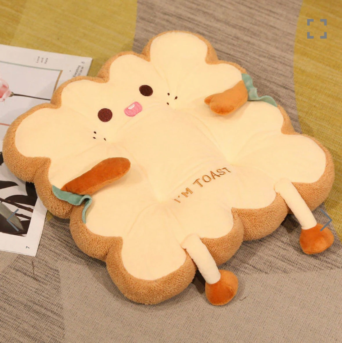 Cute Bread Pillow