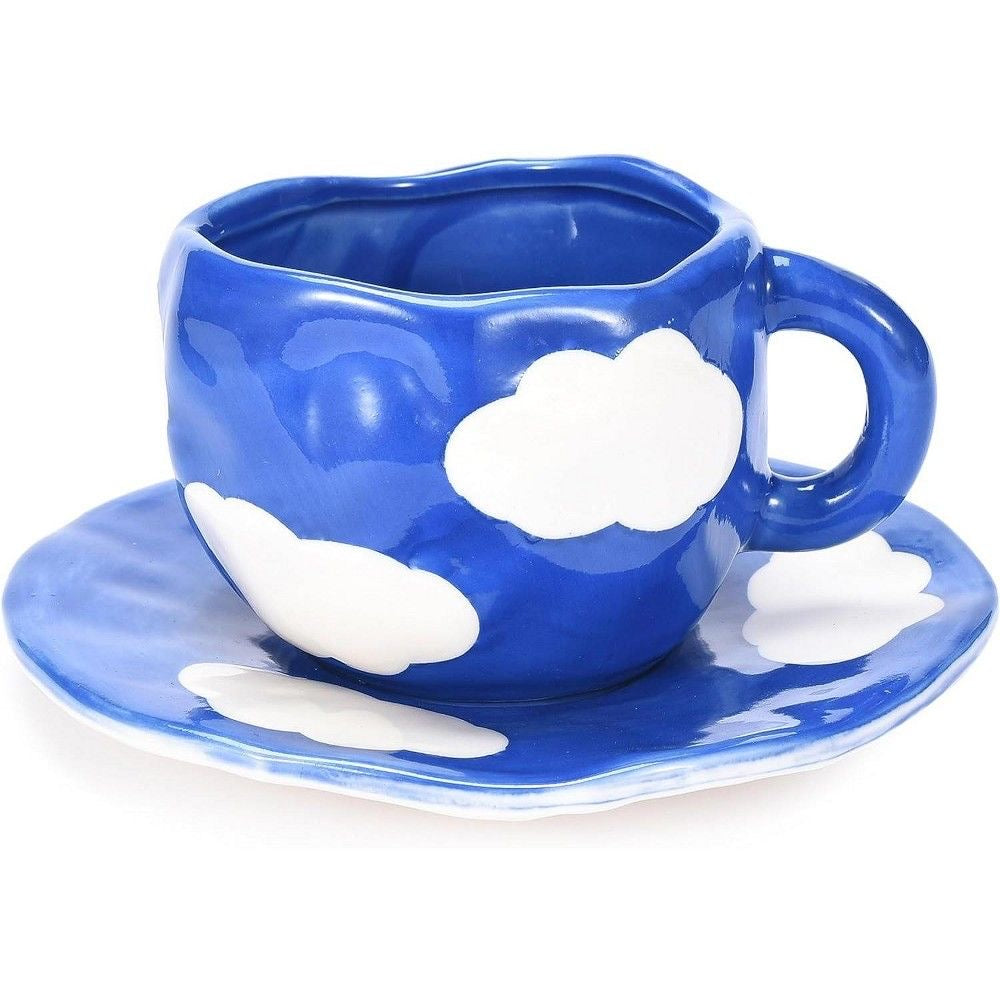 Pinterest Cloud Mug & Saucer Set