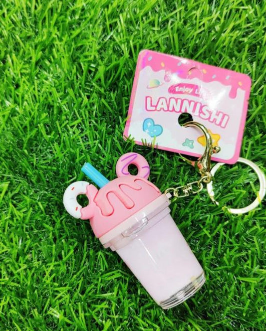 Cute Sipper Shape Keychain