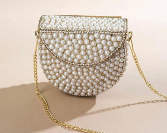 Mini Pearl Clutch Bag