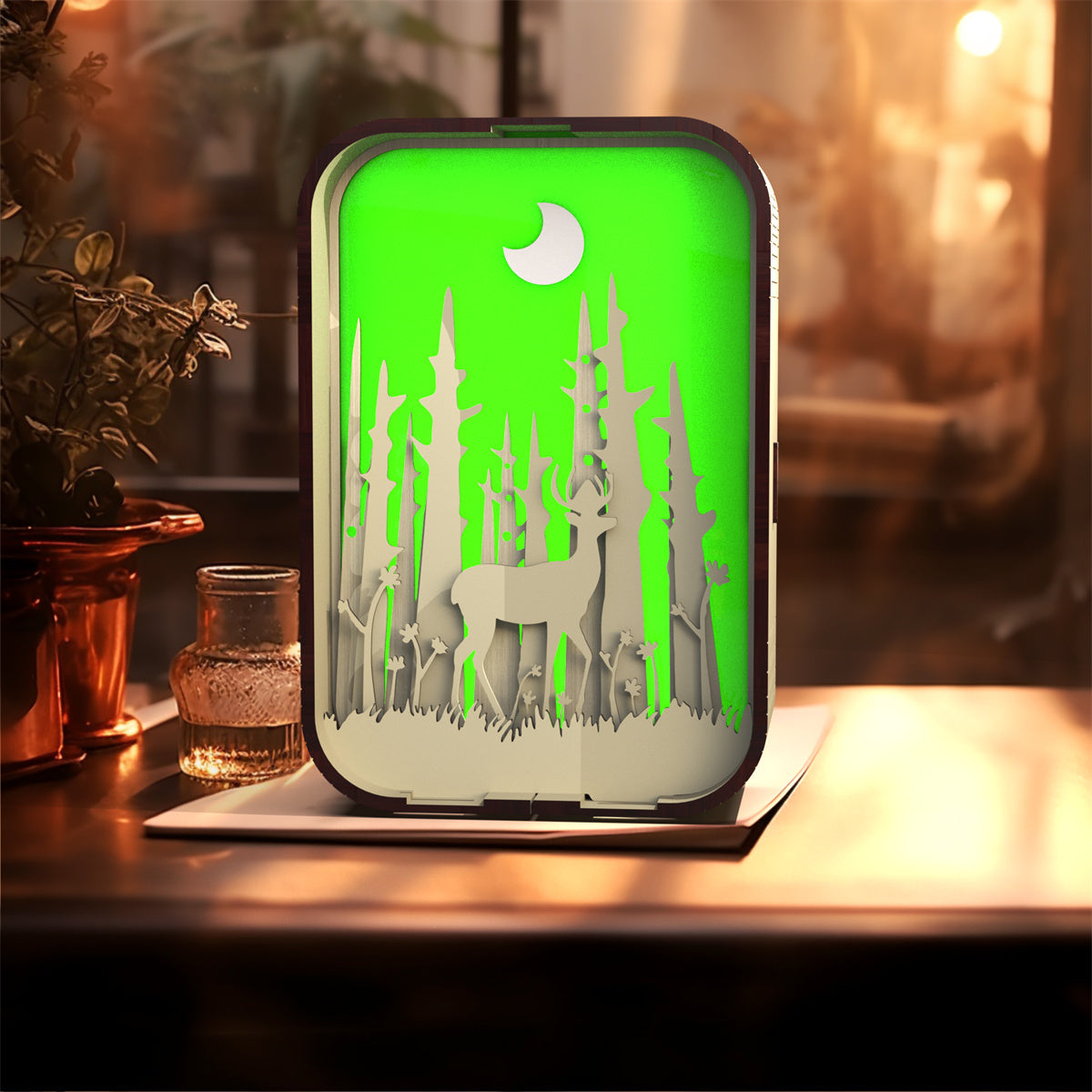 Woodcarving Light Creative Night Light