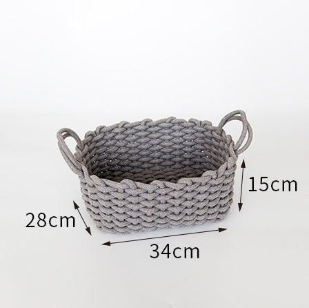 Nordic Hand-Woven Storage Basket