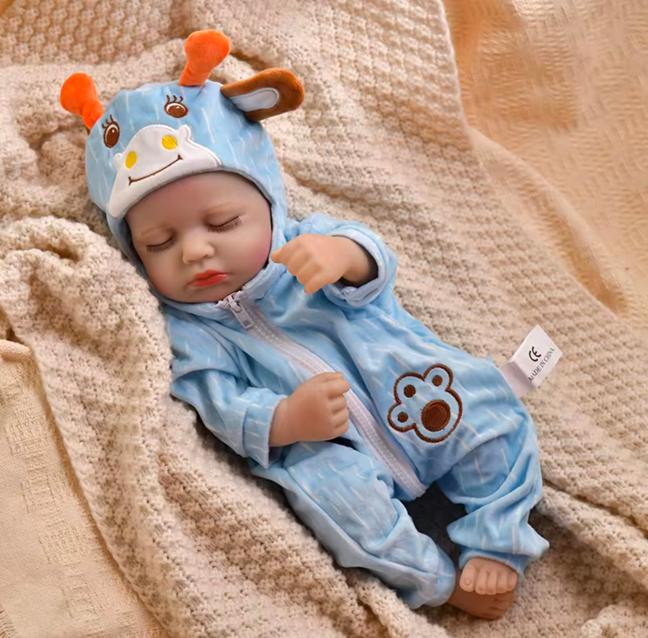 Realistic Newborn Baby Reborn Silicone Doll