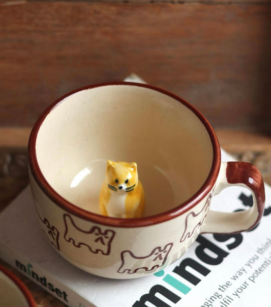 Pinteresty Animal Inside Mug - Cat