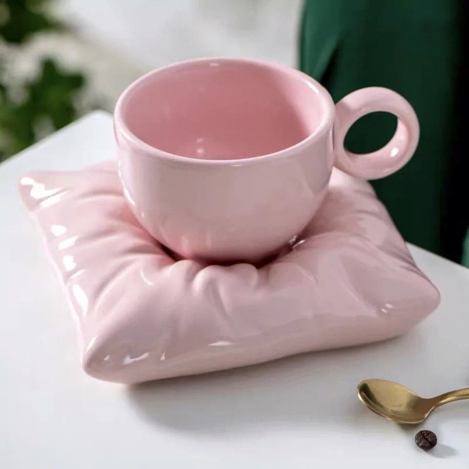 Pinterest Pillow Mug & Saucer Set