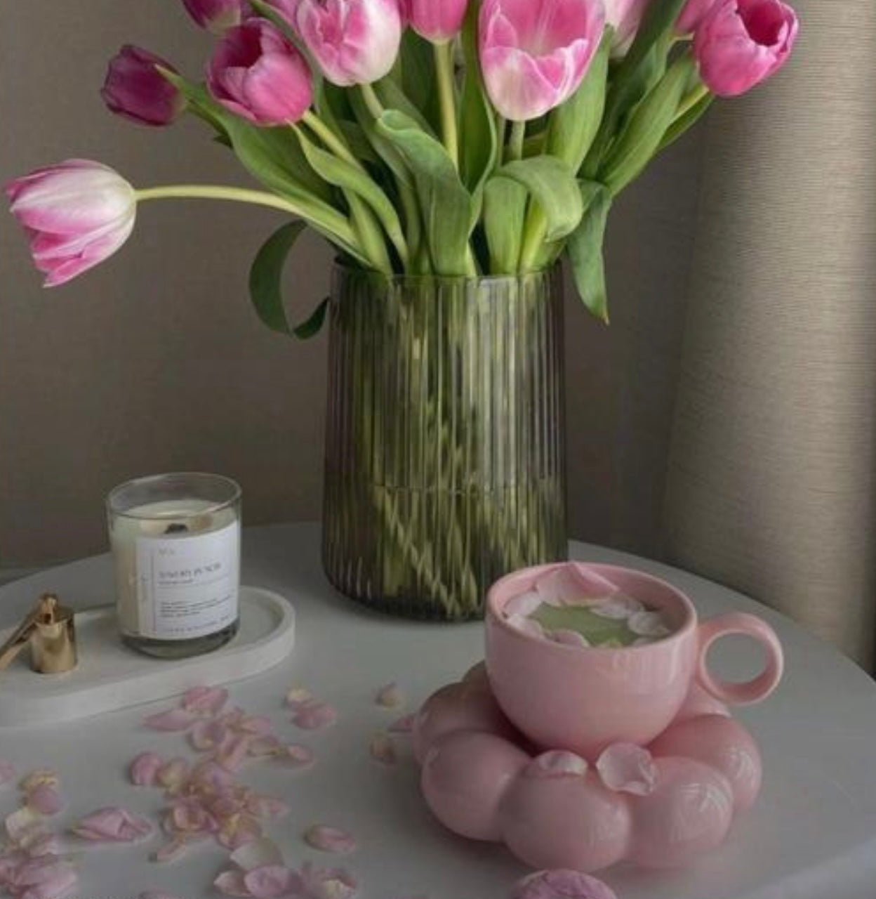 Bubble Mug & Saucer Set