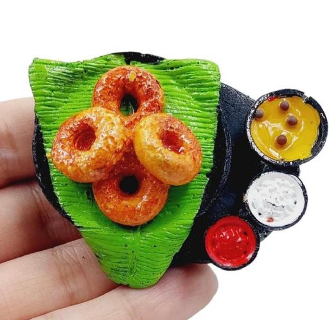 Medu Vada Miniature Fridge Magnet