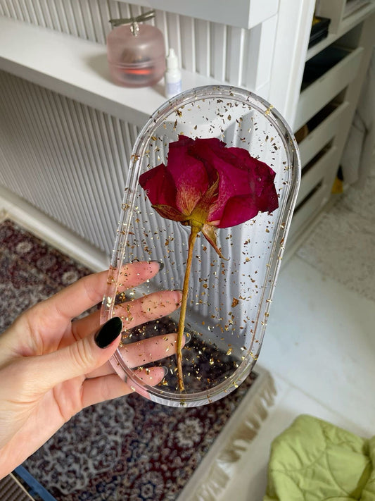 Multipurpose Real Rose Tray