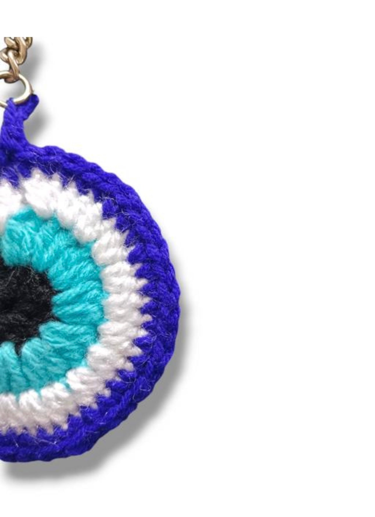 Exclusive Evil Eye Crochet Keychain