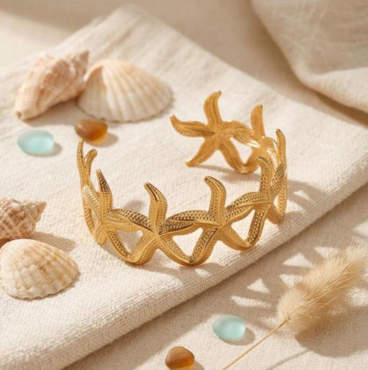 Beach Theme Starfish Bracelet