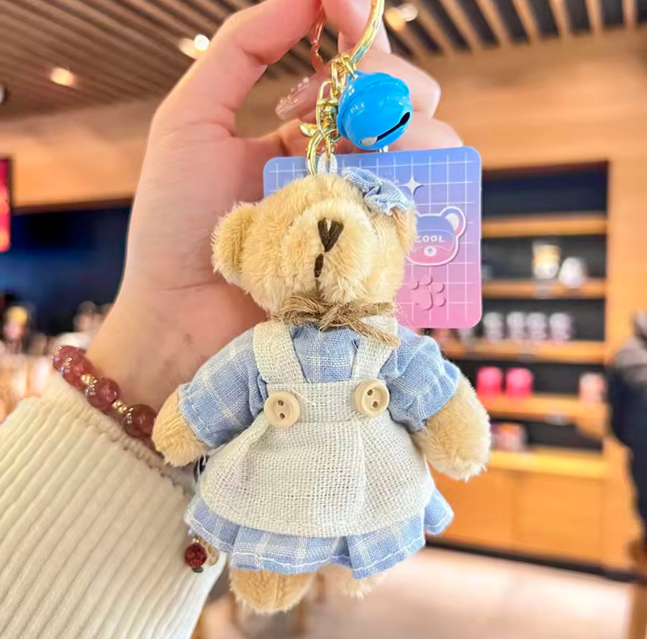 Exclusive Teddy Bears with Cute Outfits Keychains