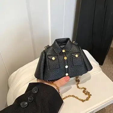 Exclusive Mini Shirt Shape Sling Bag | Jacket Shape Statement Bag