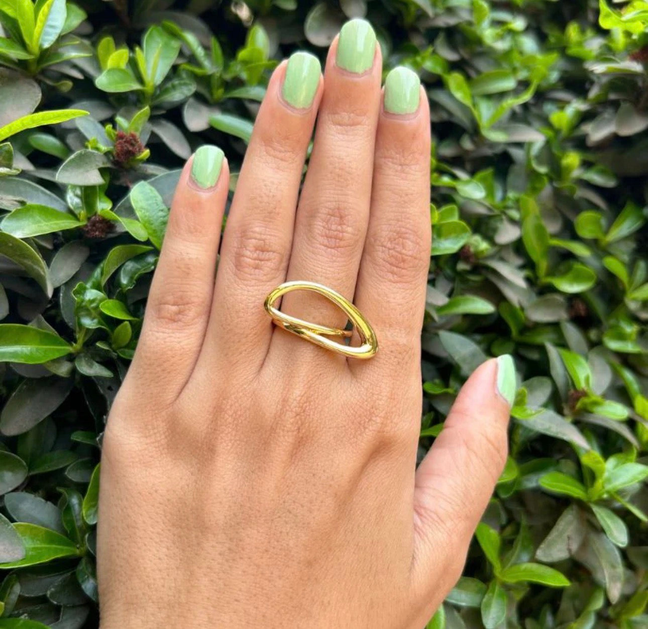 Minimalist Quirky Statement Ring
