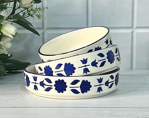 Beautiful Ceramic Stoneware Premium Bowls - Set of 2