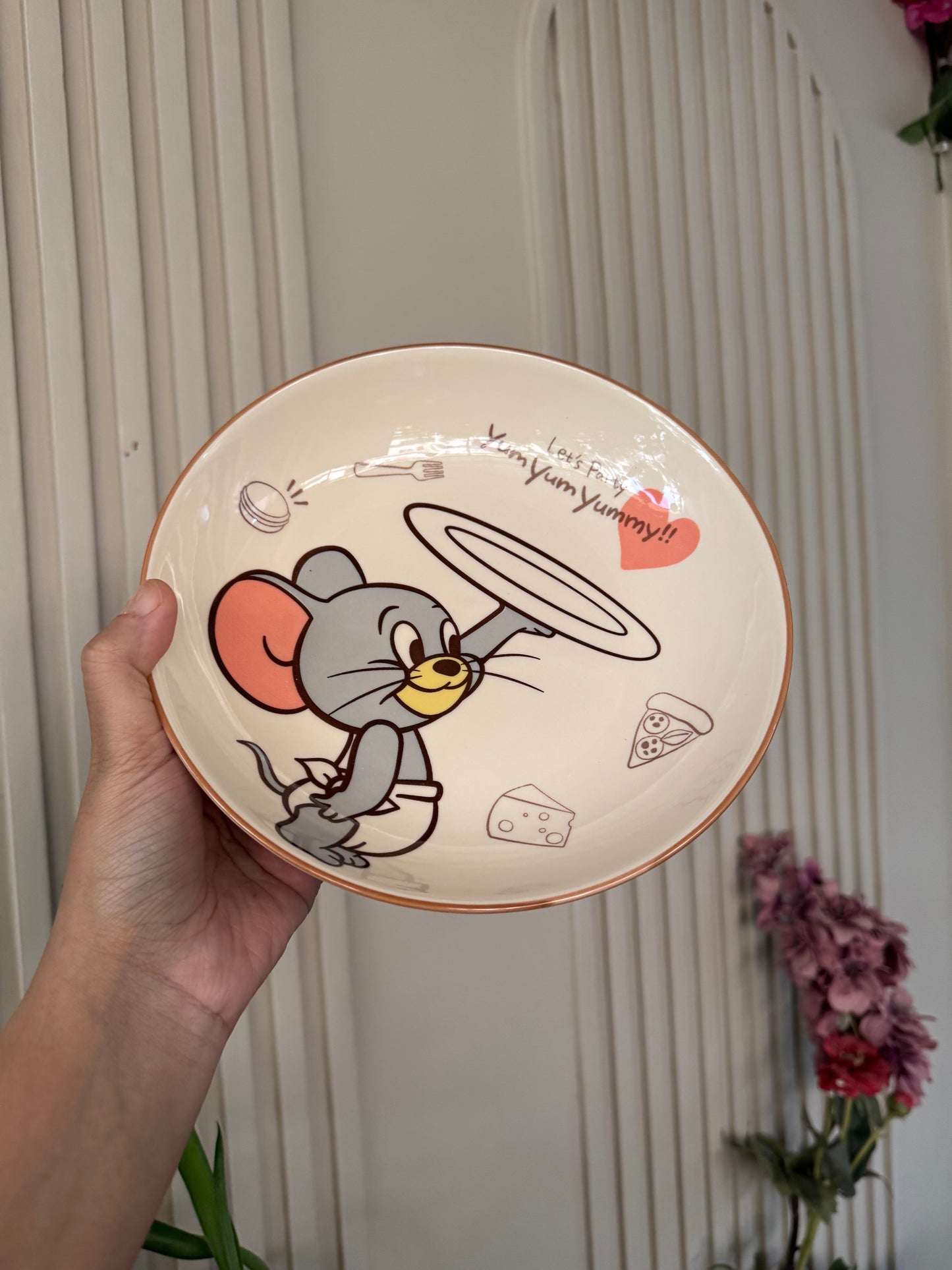 Adorable Tom & Jerry Pasta Bowl