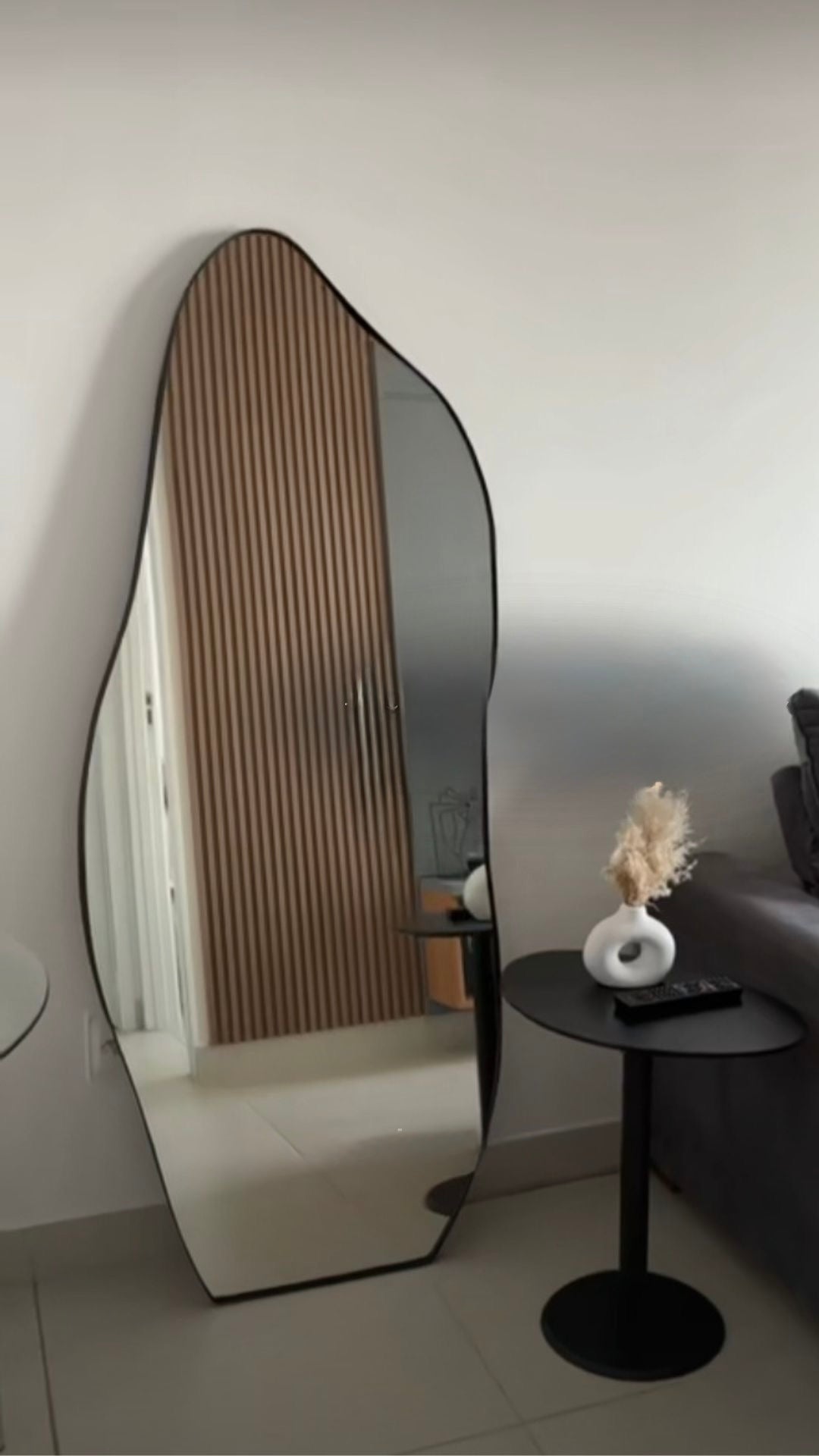 Aesthetic Blob Mirror with Sleek Frame - Only deliverable in Delhi/NCR