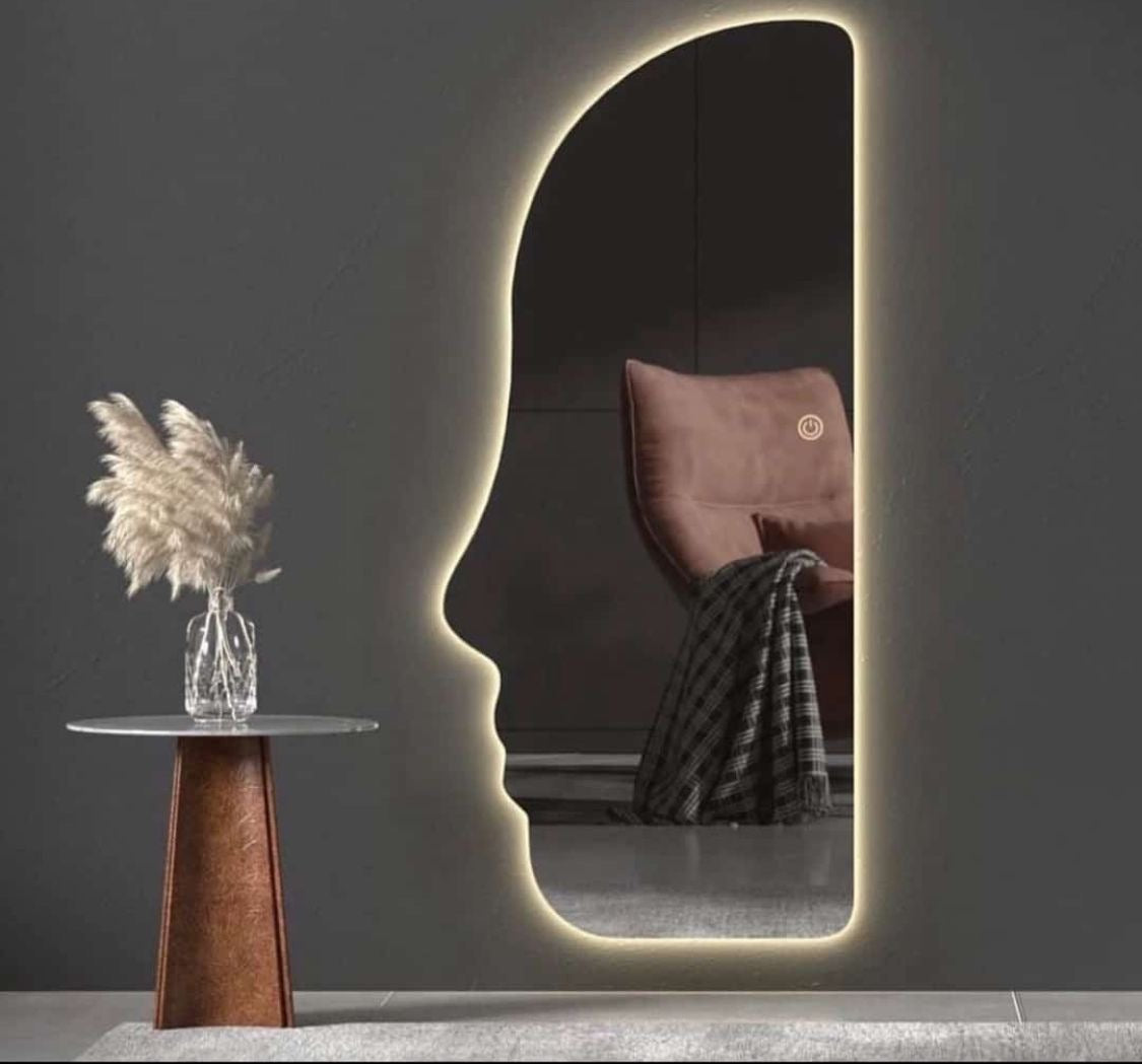 Aesthetic Face Shape Mirror (without LED) - Only deliverable in Delhi/NCR
