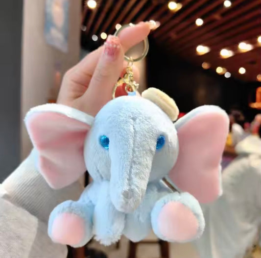 Adorable Baby Elephant Plushy Keychain/Bag Charm